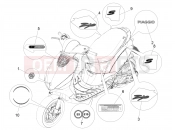 PIAGGIO Zip 50 4T Plates - Emblems