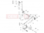 MOTOGUZZI V7 III Stone Night Pack 750 (USA) Gear lever