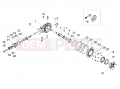 MOTOGUZZI V7 III Stone Night Pack 750 (USA) Rear transmission / Components