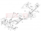 MOTOGUZZI V85 TT Exhaust pipe