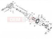MOTOGUZZI V85 TT Rear transmission / Components