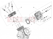 MOTOGUZZI V85 TT Travel Pack Cylinder head - valves