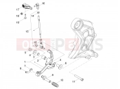 MOTOGUZZI V85 TT Travel Pack Gear lever