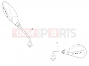 Driving mirror/s - Piaggio 1 Moped (APAC) 2022