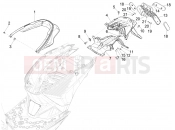 Rear cover - Splash guard - Piaggio 1 Moped (APAC) 2022