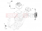 Remote control switches - Battery - Horn - Piaggio 1 Moped (APAC) 2022
