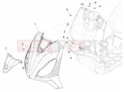PIAGGIO Piaggio 1 Moped 25Km/h Front shield