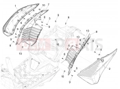 PIAGGIO Piaggio 1 Moped 25Km/h Side cover - Spoiler