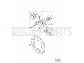 Triumph 2006 DAYTONA 600 & 650 Rear Brake Disc and Caliper