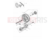 Triumph 1992 TRIDENT Rear Wheel & Final Drive