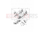 Triumph 1993 TRIDENT Footrests & Mountings