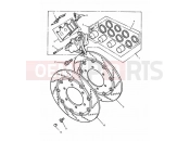 Triumph 1993 SPEED TRIPLE (CARBS) Front Brake Caliper & Discs