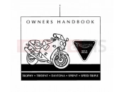 Triumph 1994 SPEED TRIPLE (CARBS) Owners Handbook 1994 Models