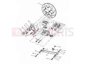 Triumph 1994 SPEED TRIPLE (CARBS) Rear Brake Caliper & Disc