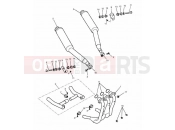 Triumph 1994 SPEED TRIPLE (CARBS) Exhaust System 29155