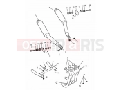 Triumph 1994 SPEED TRIPLE (CARBS) Exhaust System 29156