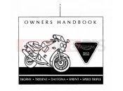 Triumph 1996 SPEED TRIPLE (CARBS) Owners Handbook 1996 Models