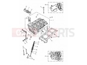 Triumph 1997 SPEED TRIPLE (CARBS) Cylinder Head & Valves