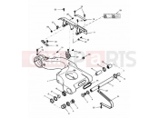 TRIUMPH SPEED TRIPLE 885cc\955cc (EFI) > 141871 Swinging Arm
