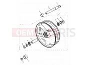 Triumph 2001 SPEED TRIPLE 885cc\955cc (EFI) > 141871 Front Wheel