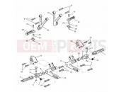 Triumph 2001 SPEED TRIPLE 885cc\955cc (EFI) > 141871 Footrests & Mountings