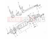 Triumph 2001 SPEED TRIPLE 885cc\955cc (EFI) > 141871 Gear Selector Drum