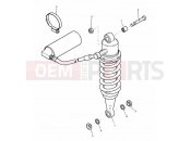 Triumph 2001 SPEED TRIPLE 885cc\955cc (EFI) > 141871 Rear Suspension Unit