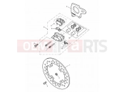 Triumph 2001 SPEED TRIPLE 885cc\955cc (EFI) > 141871 Rear Brake Caliper & Disc