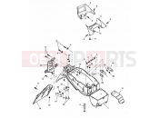 Triumph 2002 SPEED TRIPLE 141872 > 210444 Rear Mudguard & Battery Box