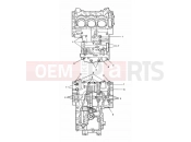 Triumph 2002 SPEED TRIPLE 141872 > 210444 Crankcase Fixings