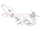 Triumph 2002 SPEED TRIPLE 141872 > 210444 Exhaust System