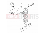 Triumph 2003 SPEED TRIPLE 141872 > 210444 Rear Suspension Unit