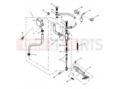 TRIUMPH SPEED TRIPLE 210445 > 461331 Rear Brake Master Cylinder...