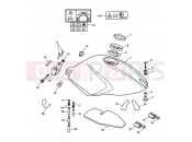 TRIUMPH SPEED TRIPLE 210445 > 461331 Fuel Tank, Fuel Pump & Fittings