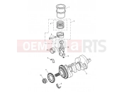 TRIUMPH SPEED TRIPLE 210445 > 461331 Crankshaft, Connecting Rods...