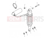 Triumph 2010 SPEED TRIPLE 210445 > 461331 Rear Suspension Unit