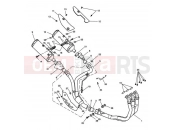 Triumph 2010 SPEED TRIPLE 210445 > 461331 Exhaust System 333179