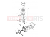 Triumph 2014 SPEED TRIPLE 461332 > 735437 Crankshaft, Connecting Rods...