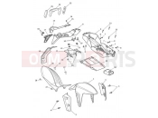 Triumph 2013 SPEED TRIPLE 461332 > 735437 Mudguards