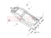Triumph 2012 SPEED TRIPLE R > 735336 Rear Sub-Frame & Fittings