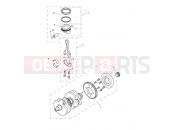Triumph 2021 STREET TWIN Crankshaft, Con Rods 914972