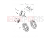 Triumph 2019 TIGER EXPLORER XR 740277 > Front Brake Caliper & Disc