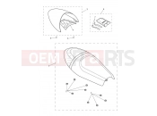 Triumph 2016 THRUXTON R Seat Assembly & Toolkit 804036