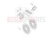 Triumph 2016 THRUXTON R Front Brake Caliper & Disc