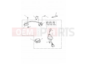 Triumph 1993 SPRINT CARBS Ignition Switch & Lock Set Sprint Executive