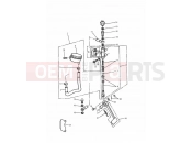 Triumph 1994 SPRINT CARBS Rear Brake Master Cylinder