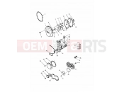 Triumph 1996 SPRINT CARBS Engine Covers Grey Engines