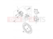 Triumph 2005 SPRINT ST 208167 > Rear Brake Caliper & Disc