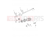 Triumph 2011 SPRINT GT Gear Selector Drum Eng No 563847 >