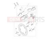 Triumph 2020 ROCKET 3 R Rear Brake Caliper & Disc